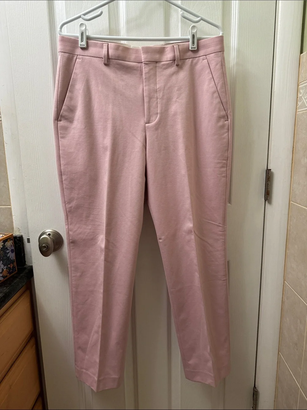 Express Men's Slim Chinos in Light Pink 31x30